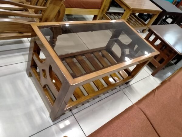 Aurora Glass Top Coffee Table