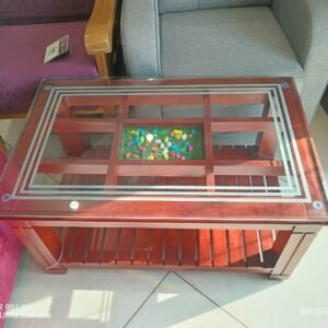 Rainbow Glass Coffee Table