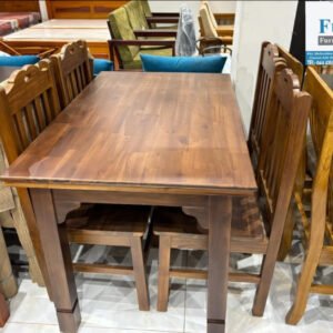 Rustic Maple 4-Seater Dining Set