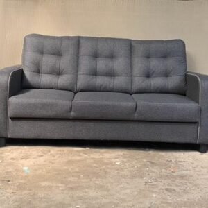 Modern Grey Tufted Sofa Set