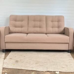 Serene Beige Tufted Sofa Set